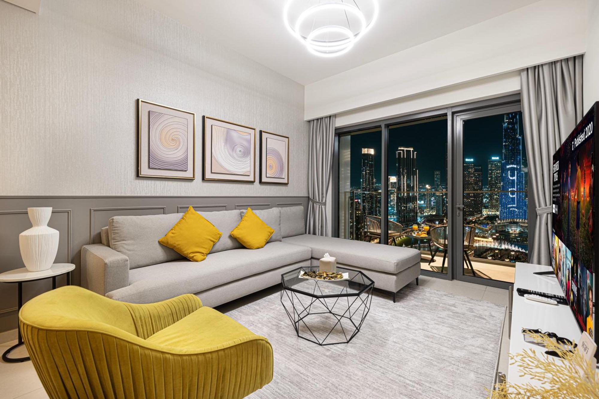 Smartstay At Burj Royale - Full Burj Khalifa View - Brand New Luxury Apartments ดูไบ ภายนอก รูปภาพ