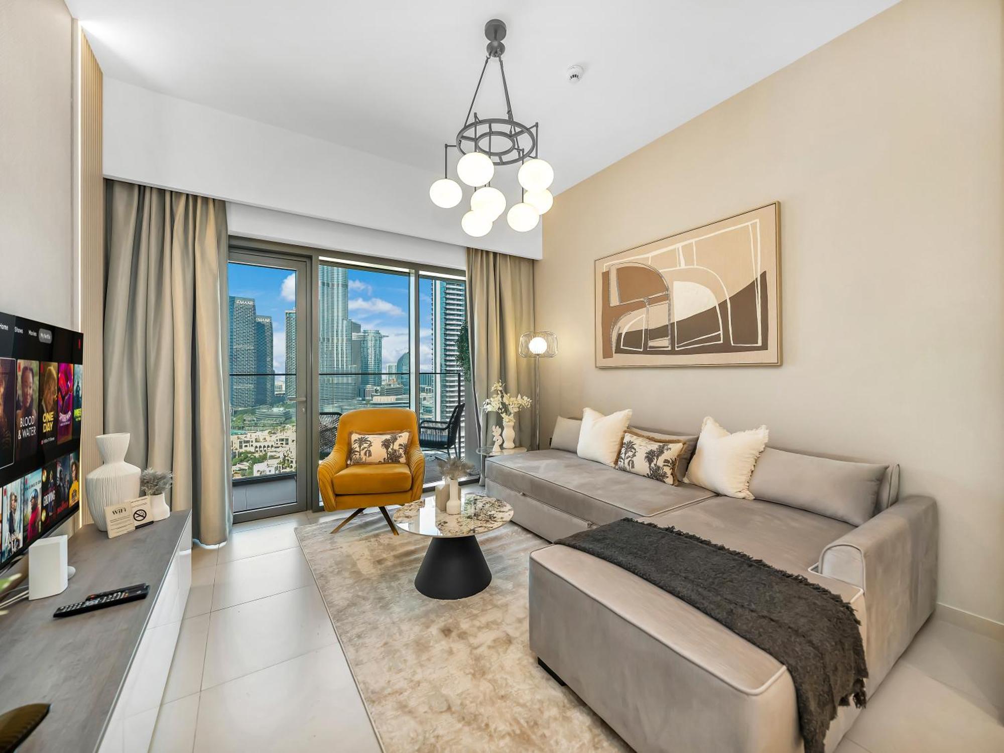 Smartstay At Burj Royale - Full Burj Khalifa View - Brand New Luxury Apartments ดูไบ ภายนอก รูปภาพ